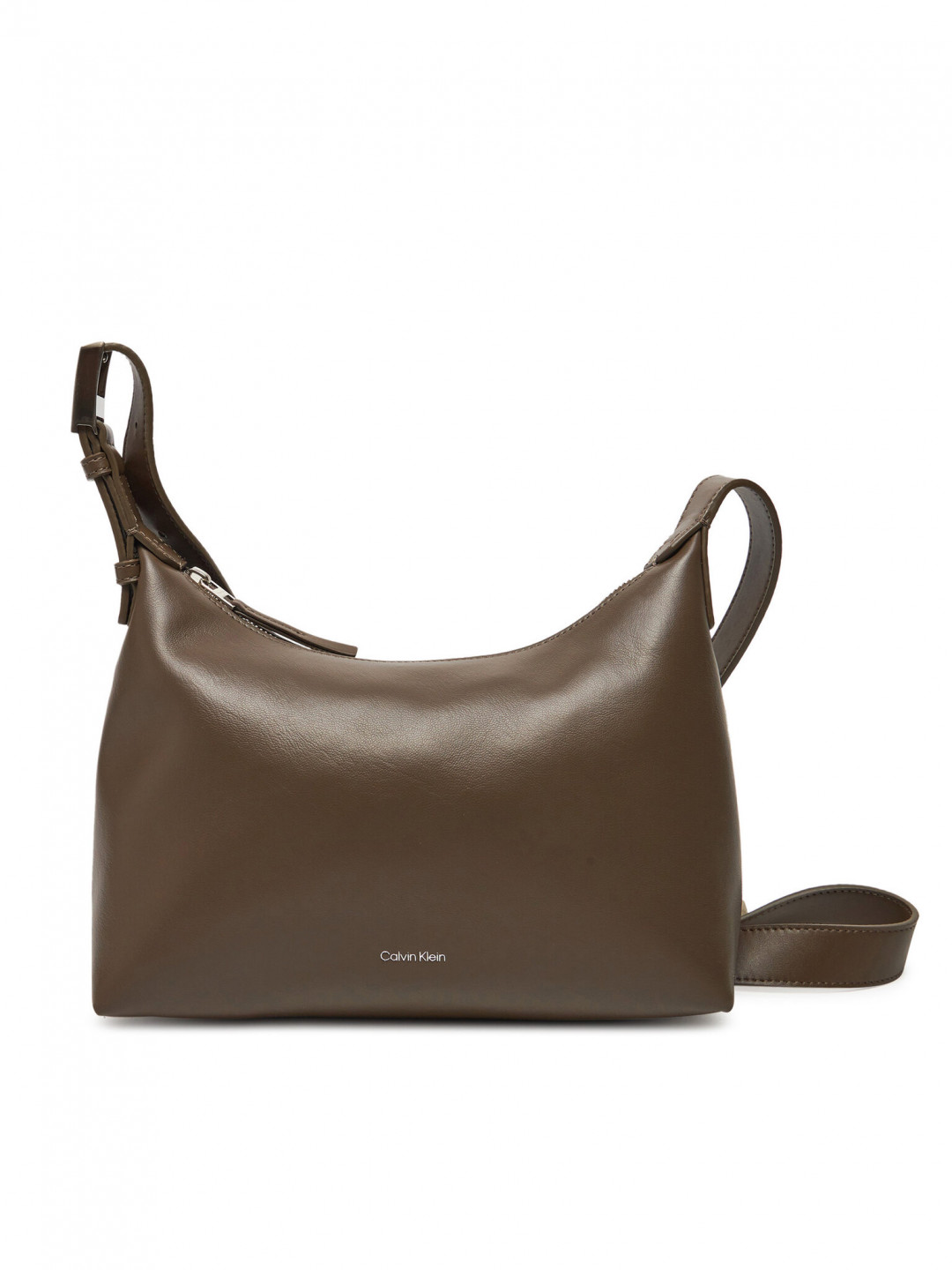 Calvin Klein Kabelka Hardware Strap Medium Crossbody K60K613028 Hnědá